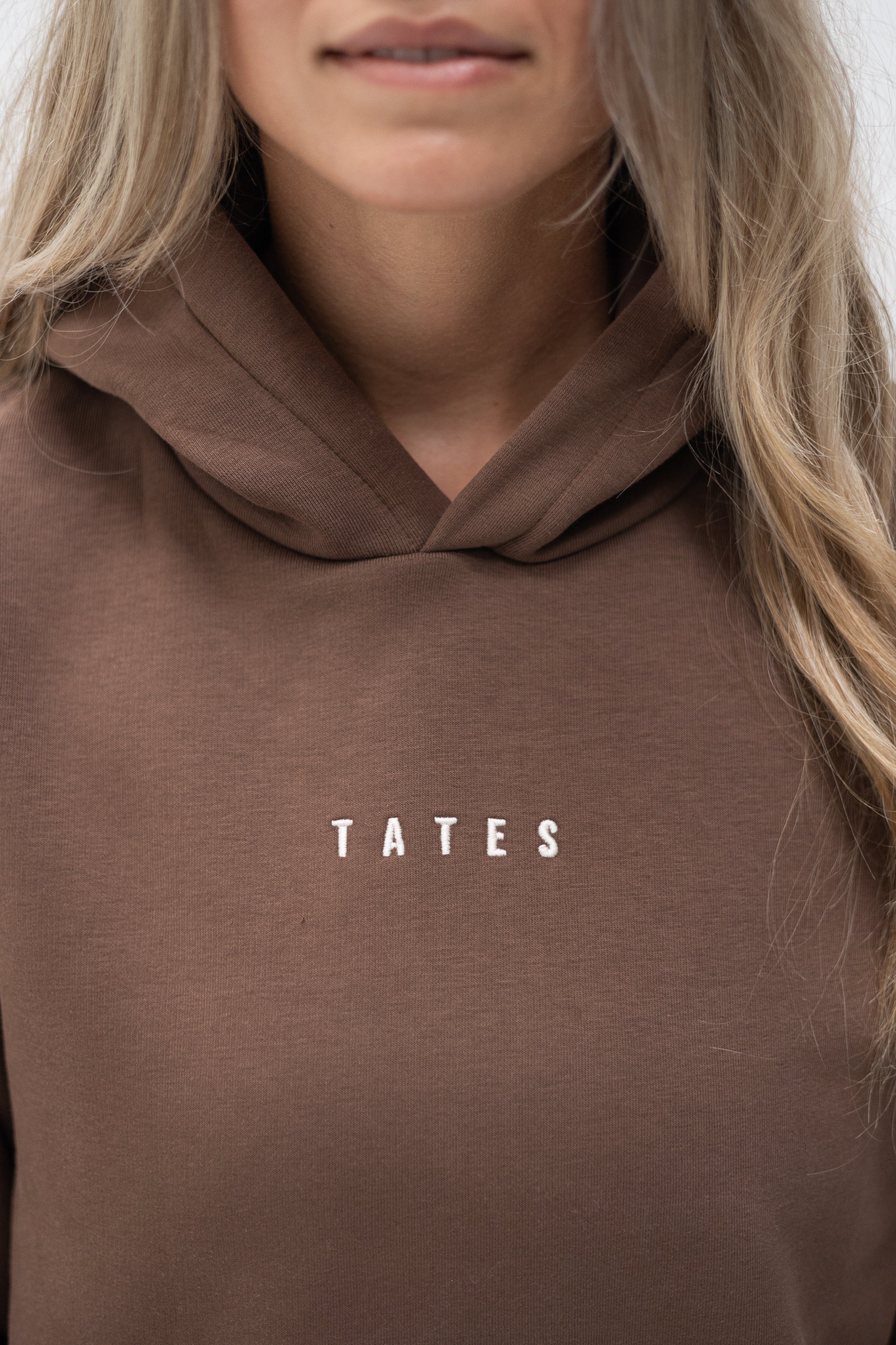 Wide Waistband Hoodie – Chocolate - Image 5