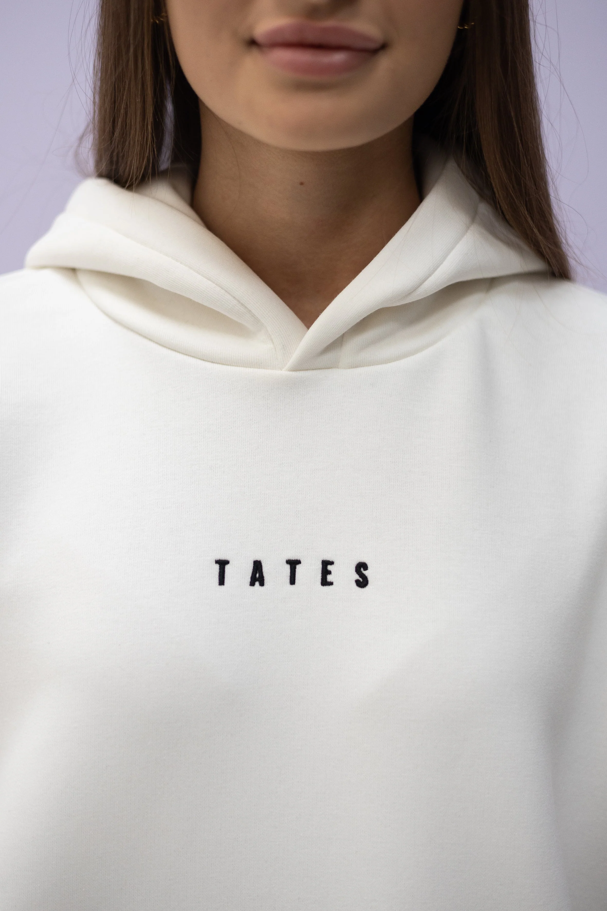 Wide Waistband Hoodie – Off white - Image 5