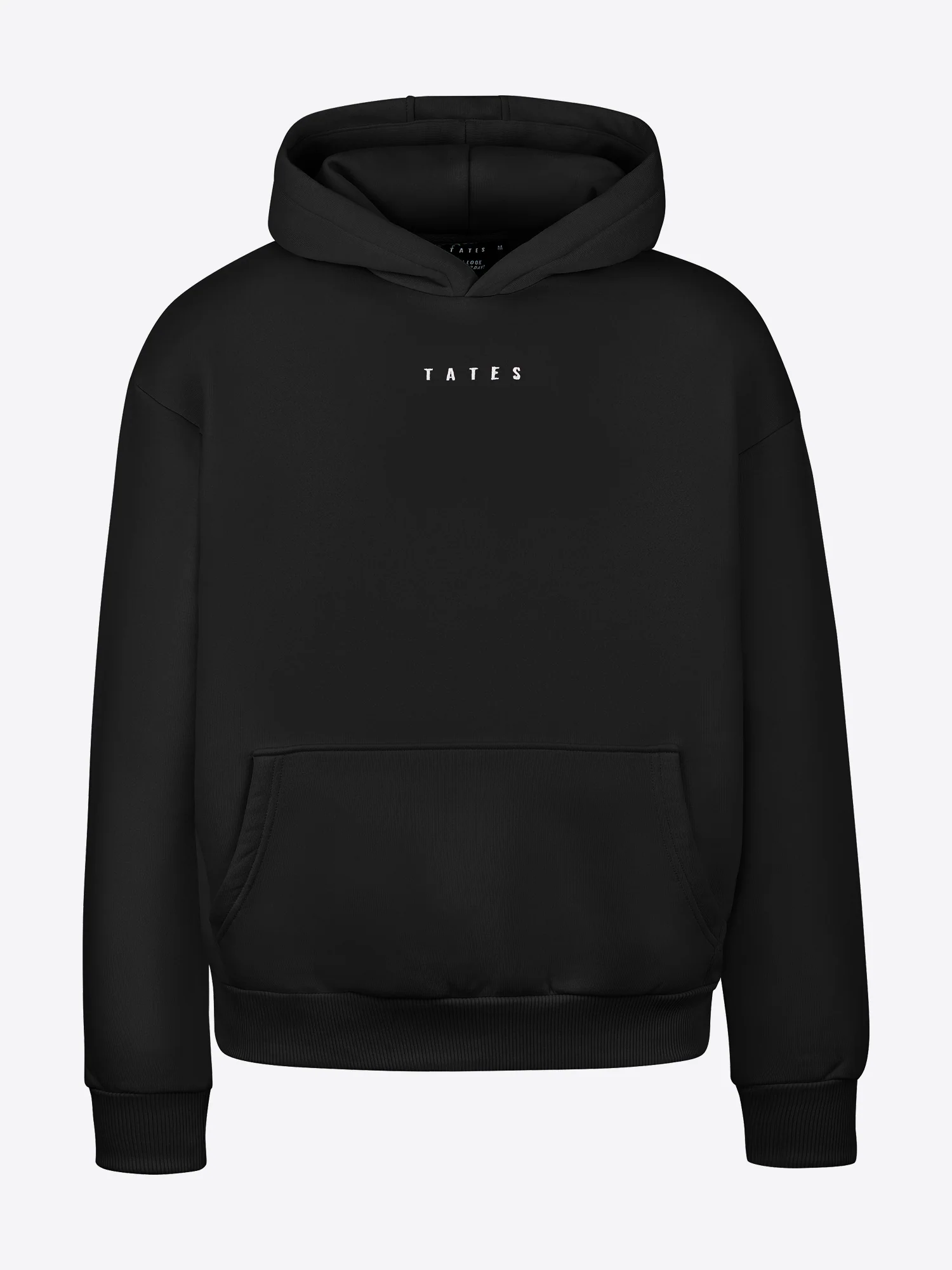 Wide Waistband Hoodie – Schwarz - Image 2
