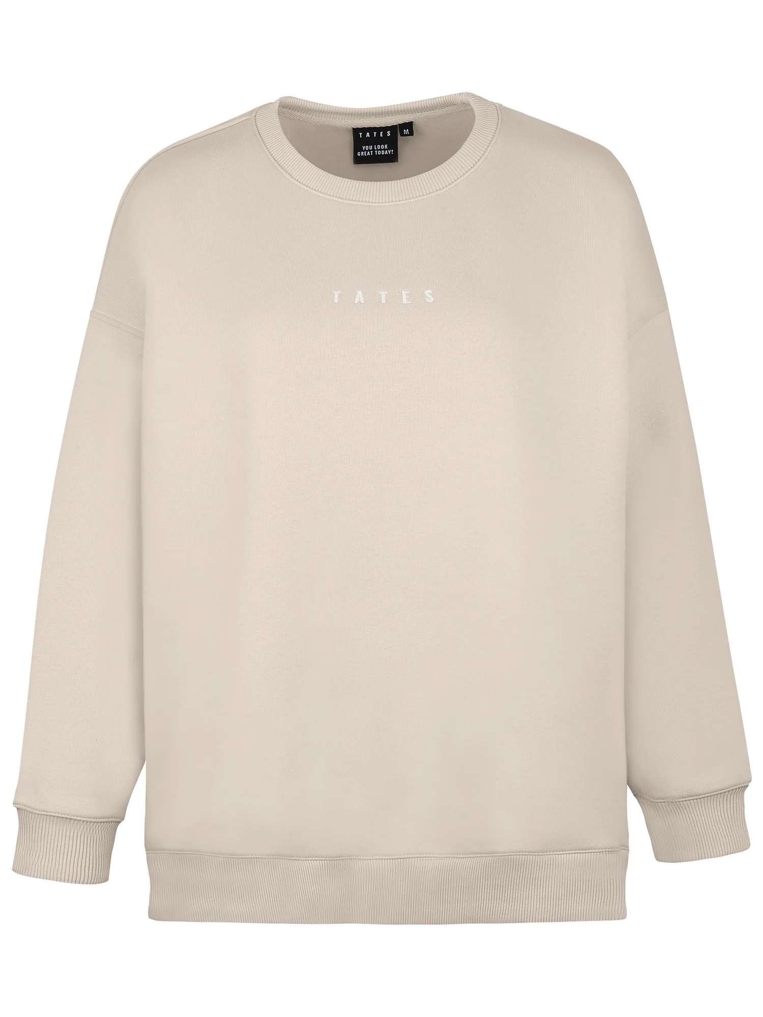 Wide Waistband Sweater 2.0 – Beige - Image 2
