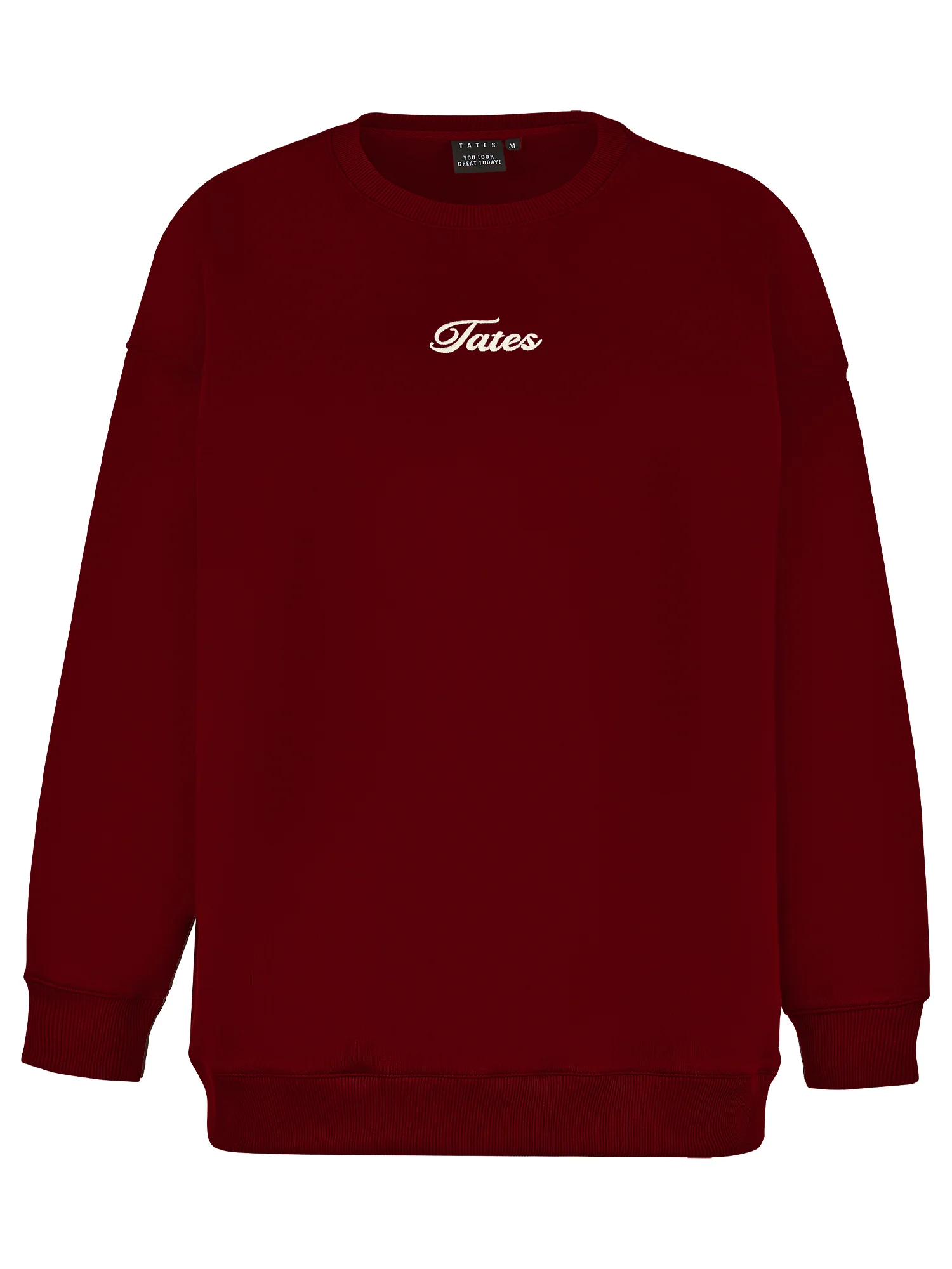 Wide Waistband Sweater 2.0 – Cranberry - Image 2