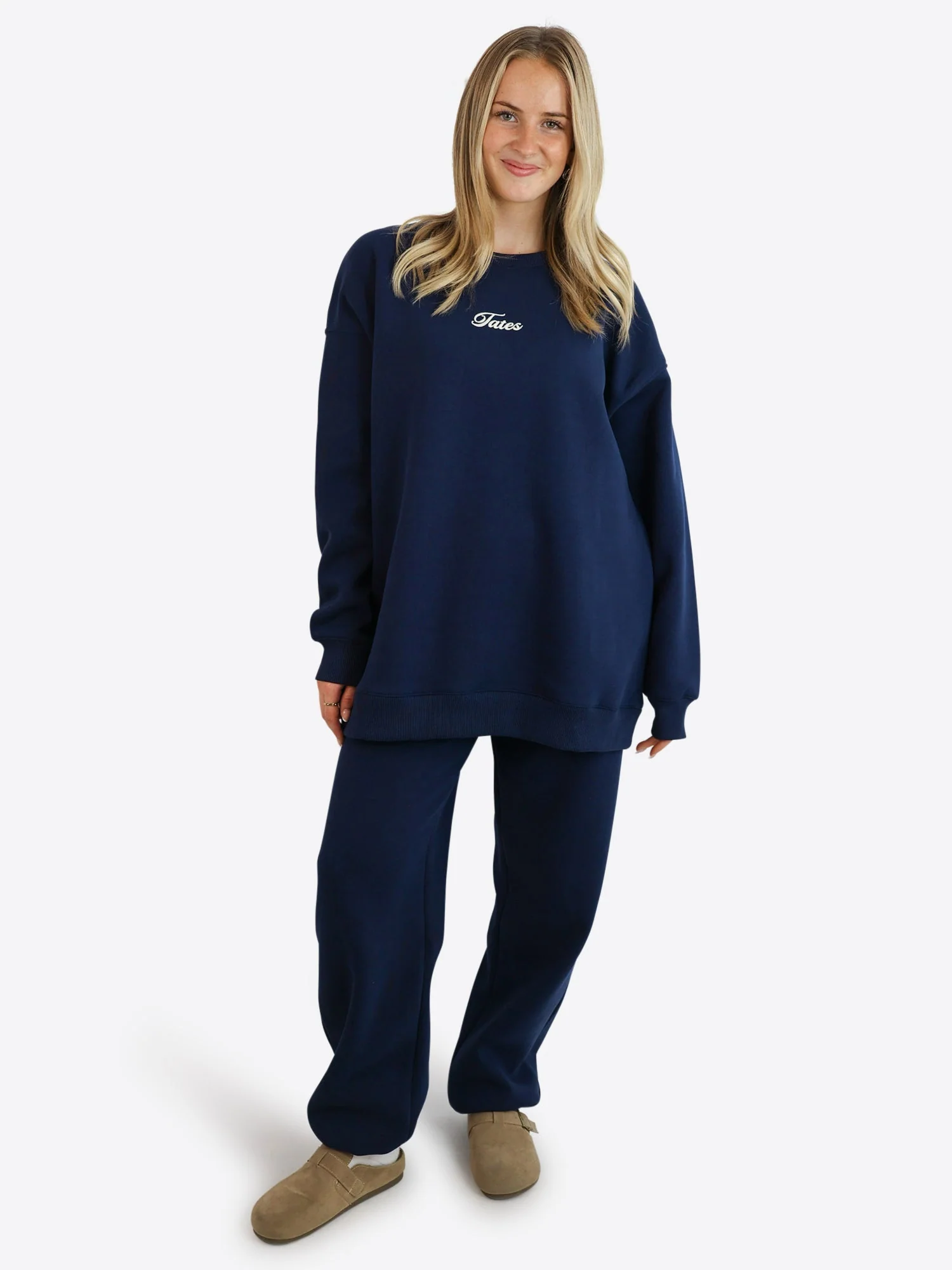 Wide Waistband Sweater 2.0 – Midnight Blue - Image 3