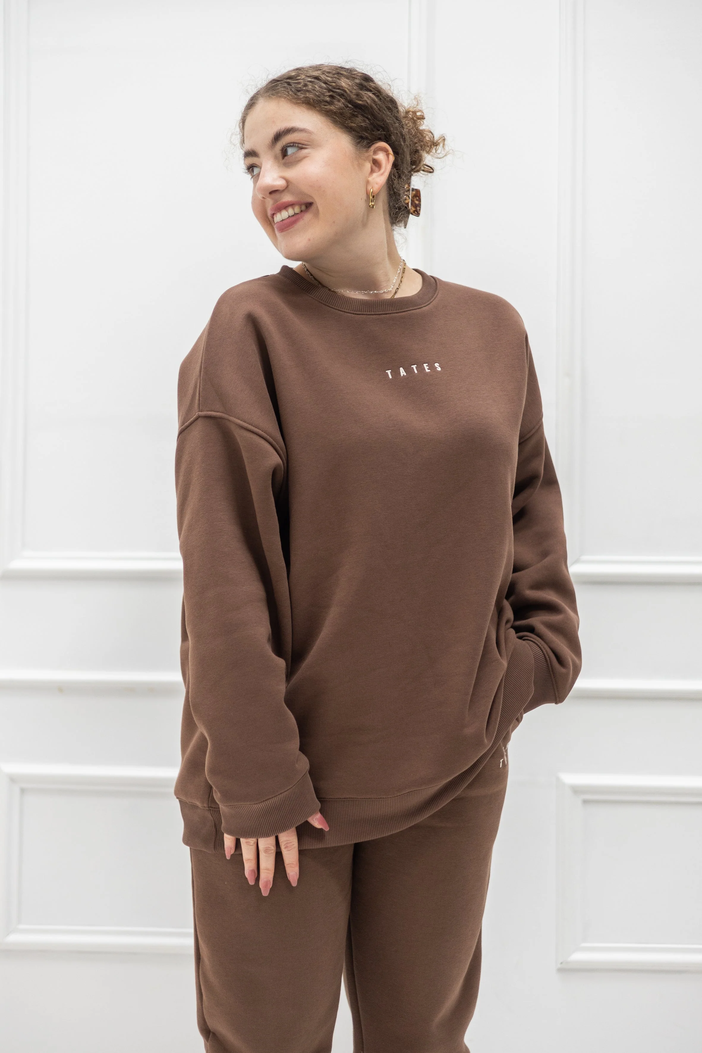 Wide Waistband Sweater – Beige - Image 5