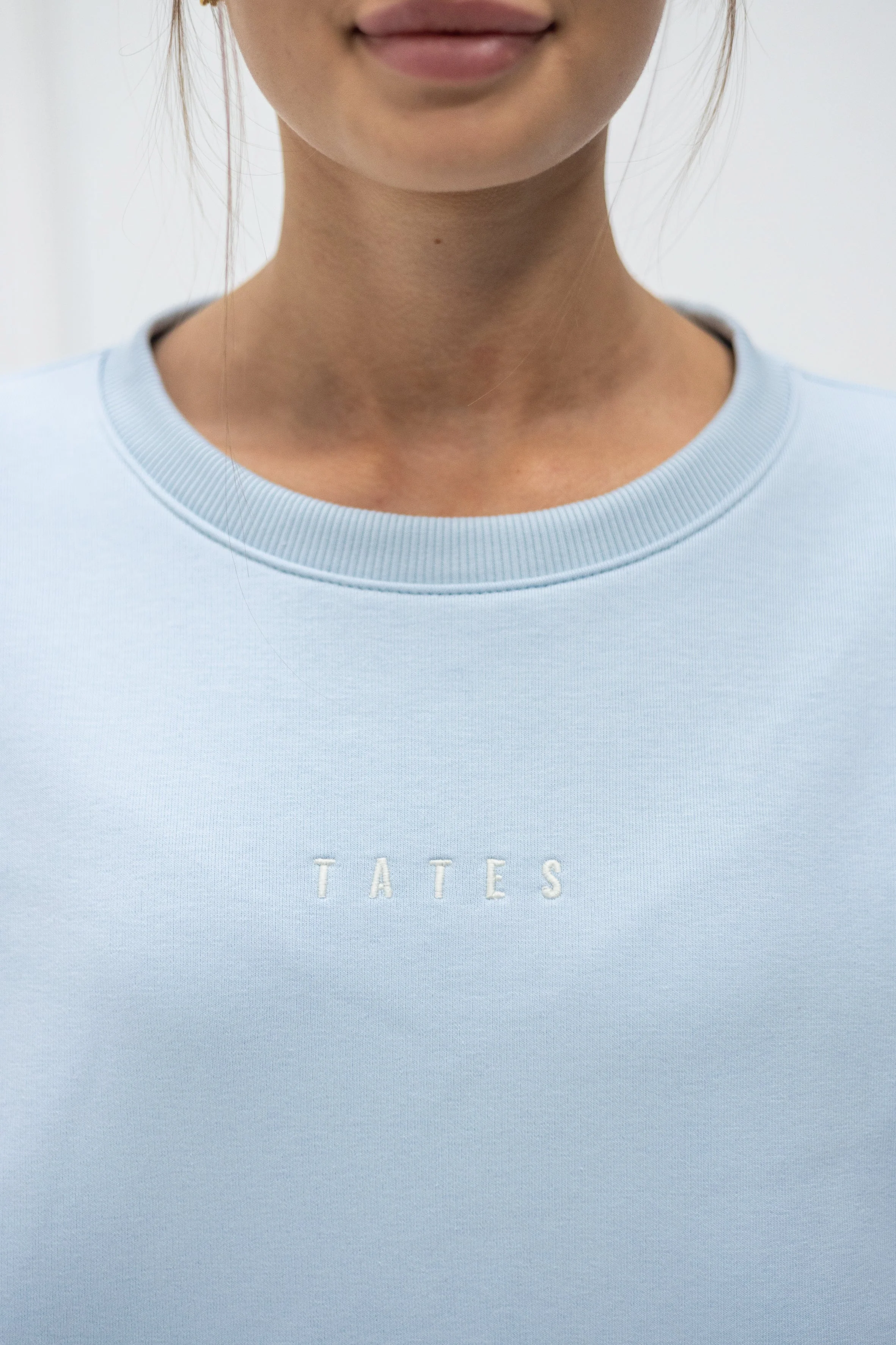 Wide Waistband Sweater – Hellblau - Image 2