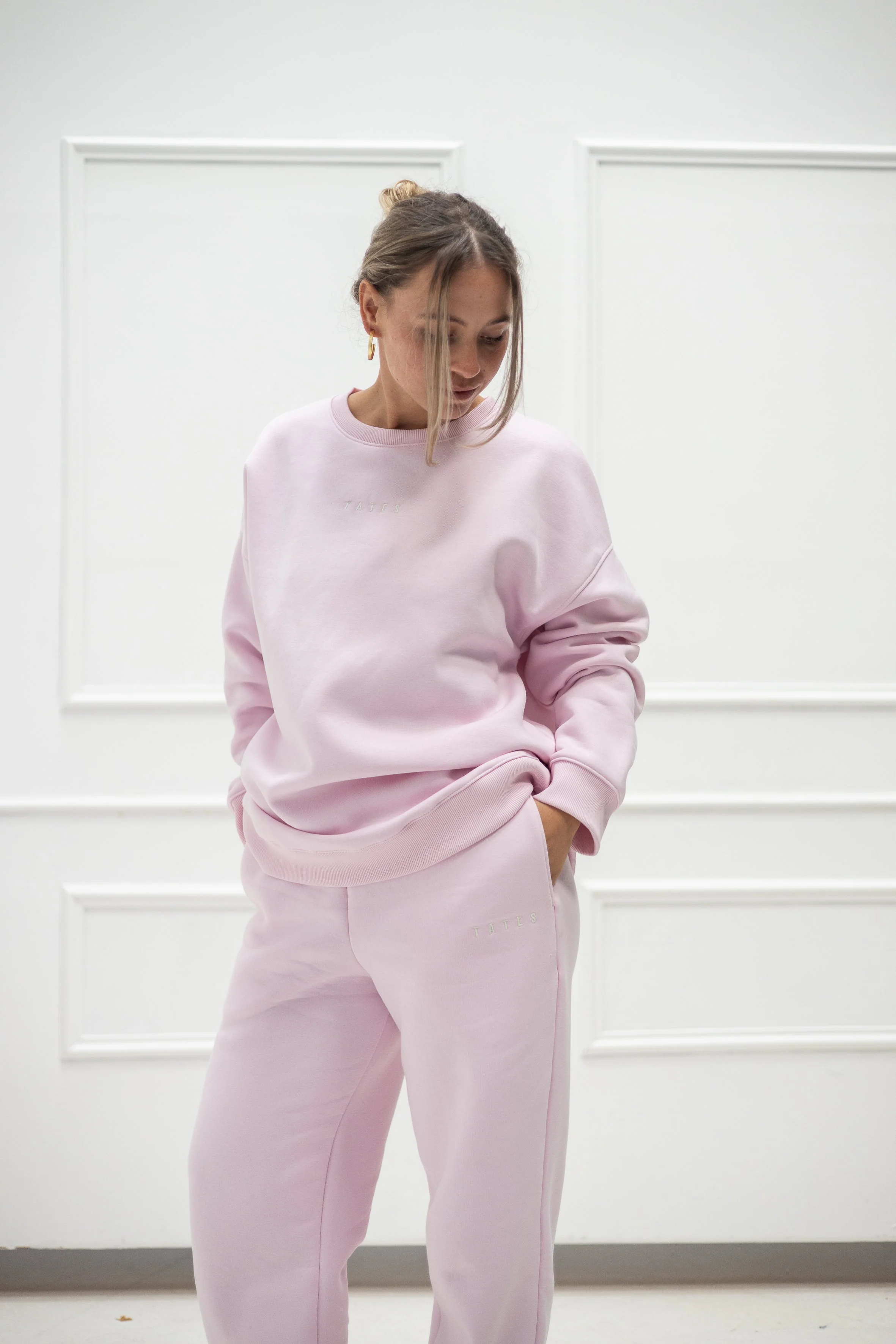 Wide Waistband Sweater – Hellblau - Image 3