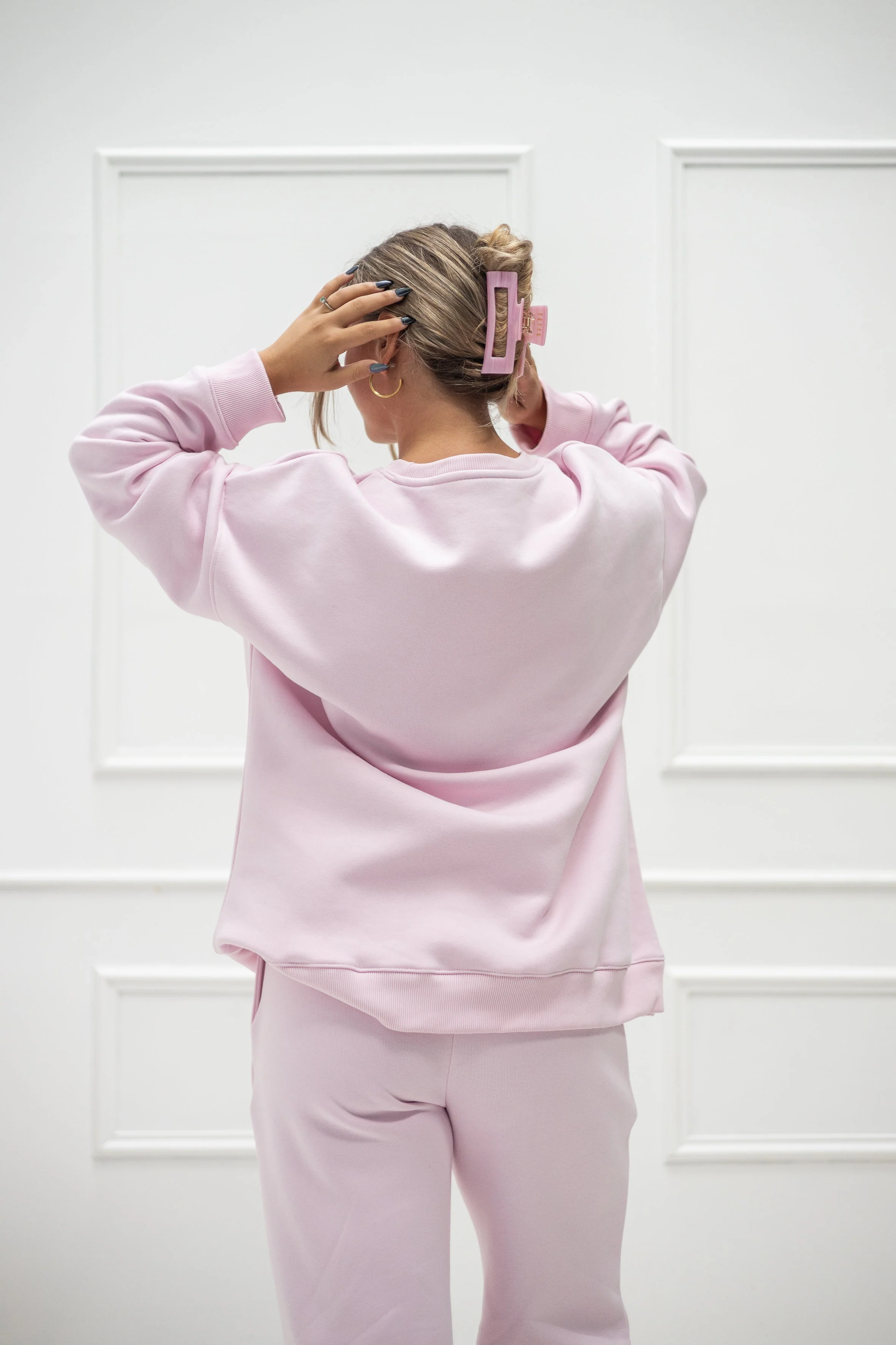 Wide Waistband Sweater – Hellblau - Image 4