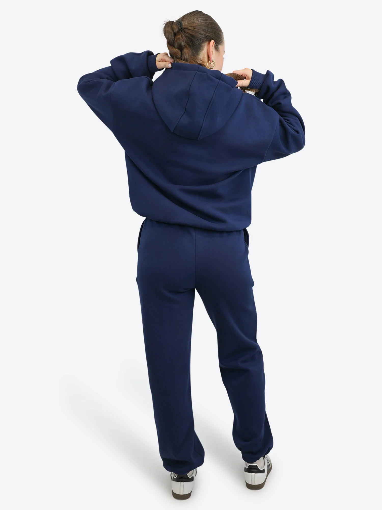 Regular Waistband Hoodie 2.0 – Midnight Blue - Image 4