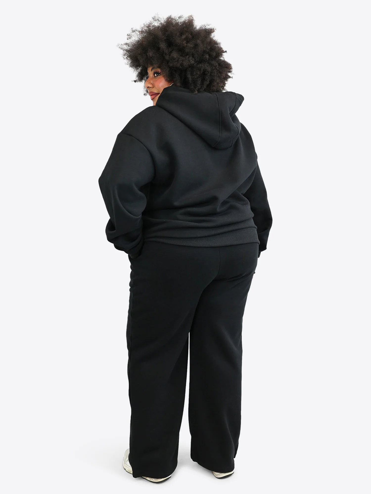 Regular Waistband Hoodie 2.0 – Schwarz - Image 4