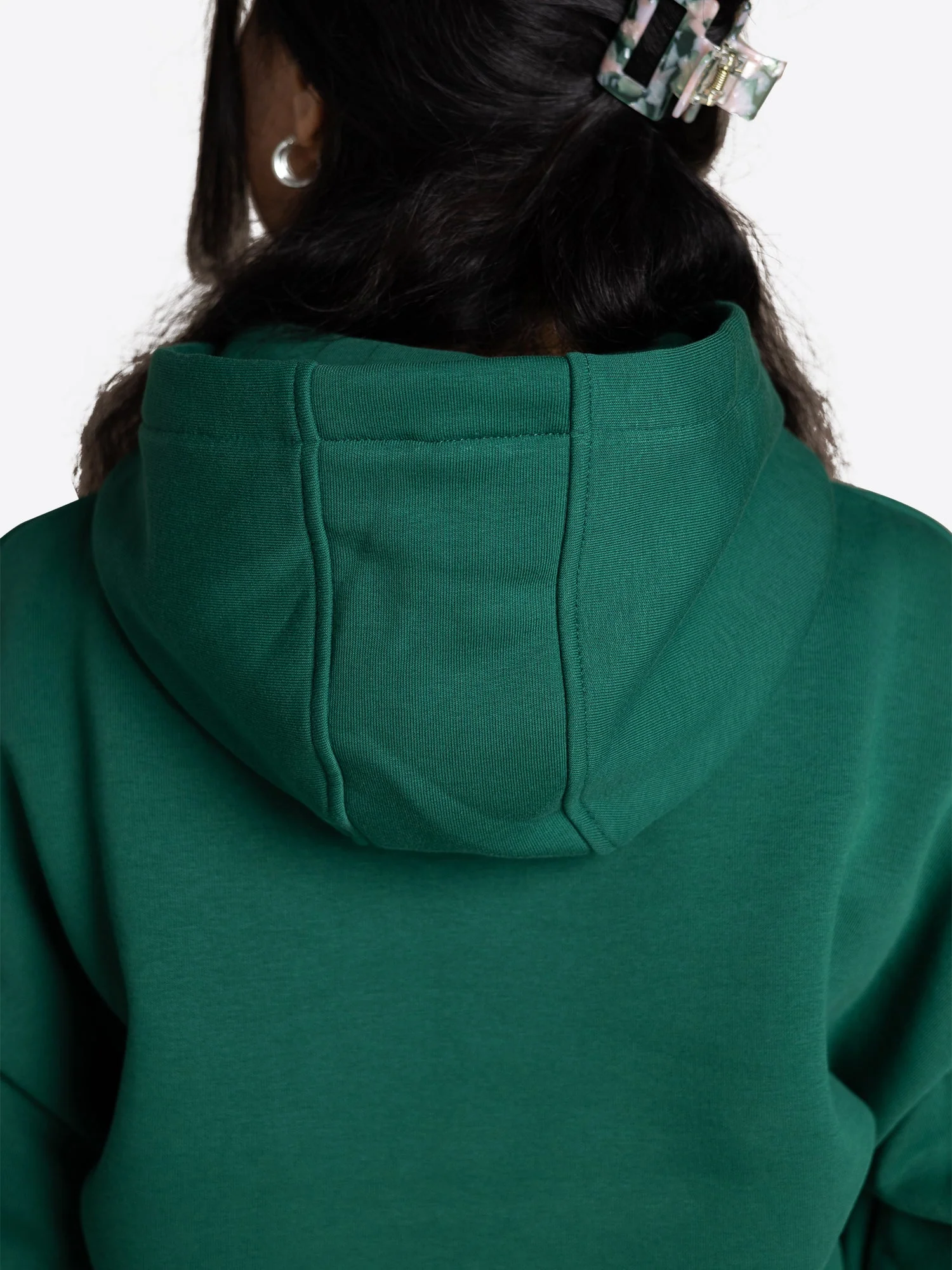 Regular Waistband Hoodie – Grün - Image 3