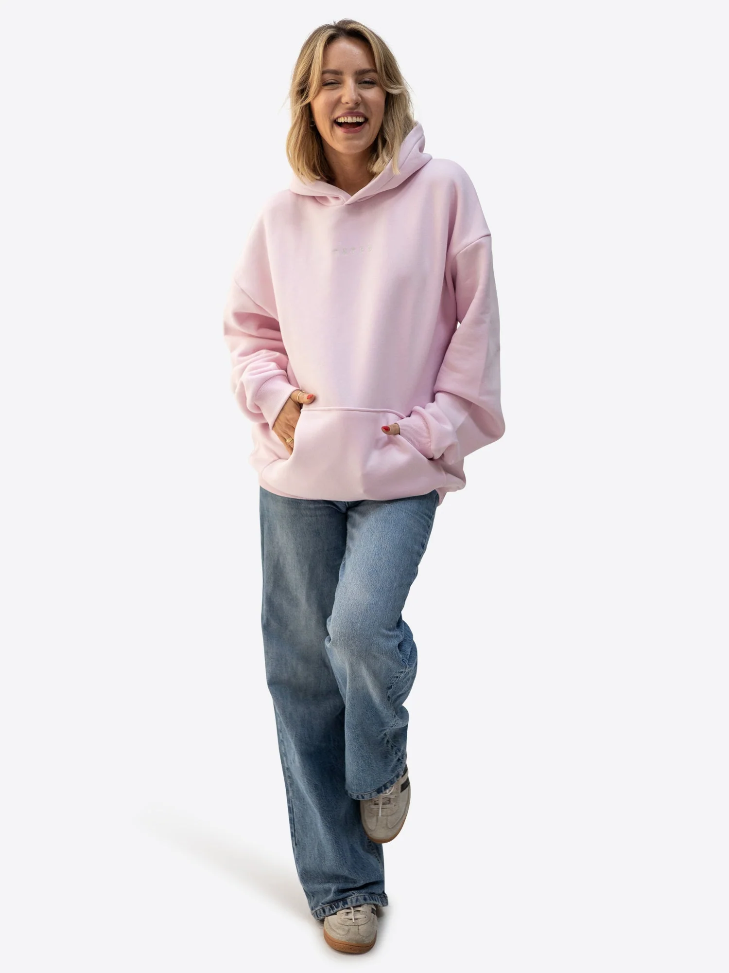 Regular Waistband Hoodie – Rosa - Image 2