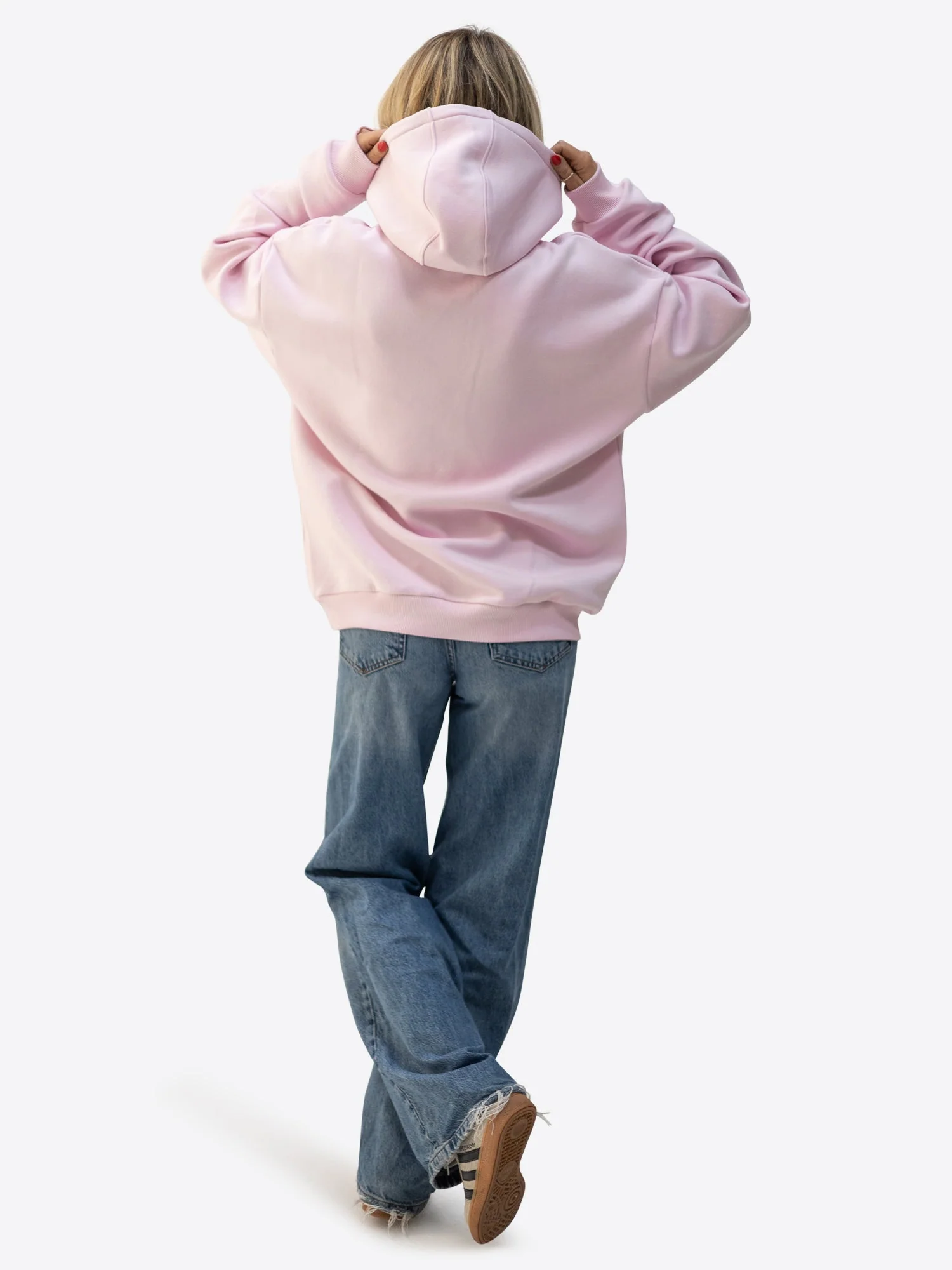 Regular Waistband Hoodie – Rosa - Image 3