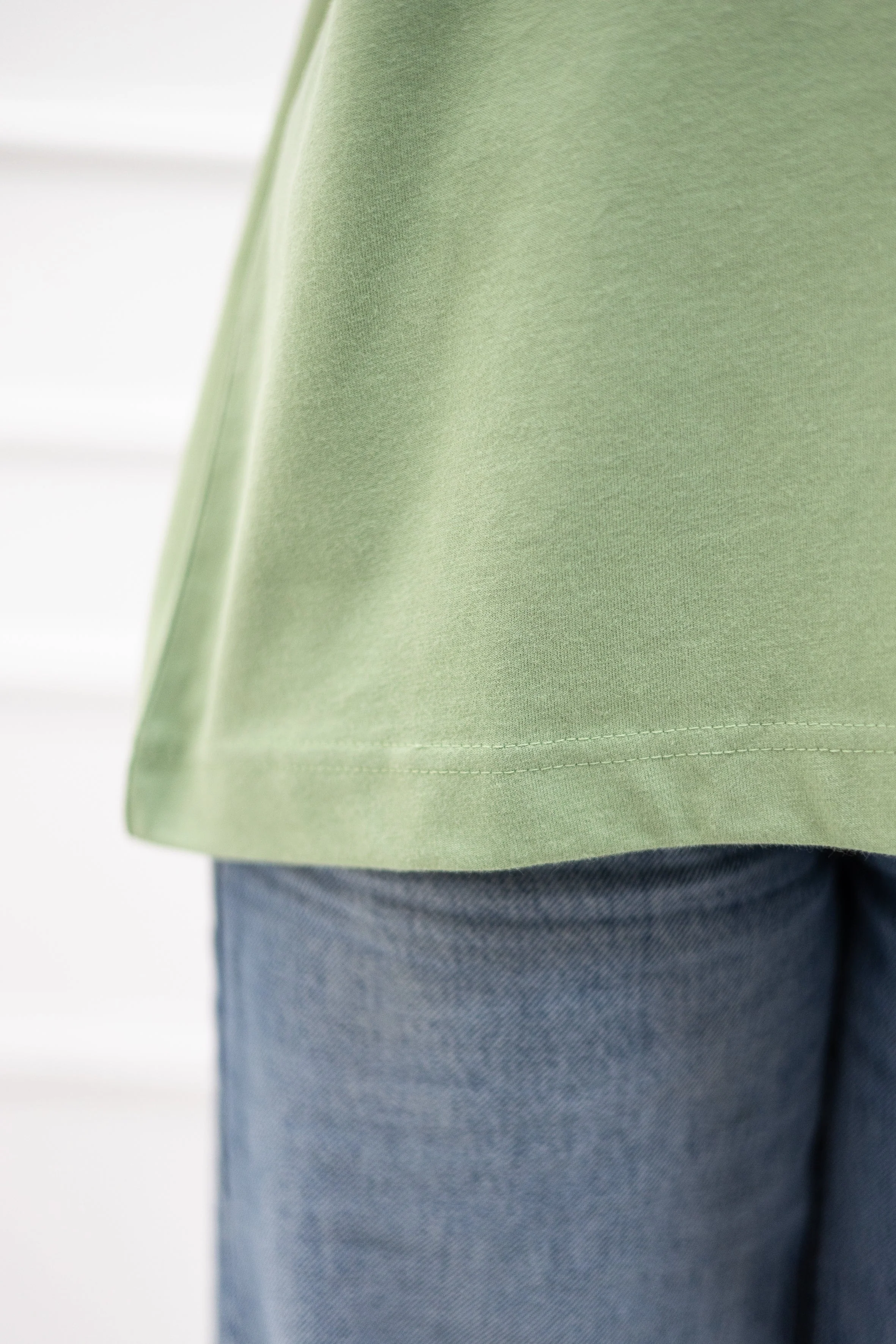 Oversized T-Shirt 1.0 – Matcha - Image 5