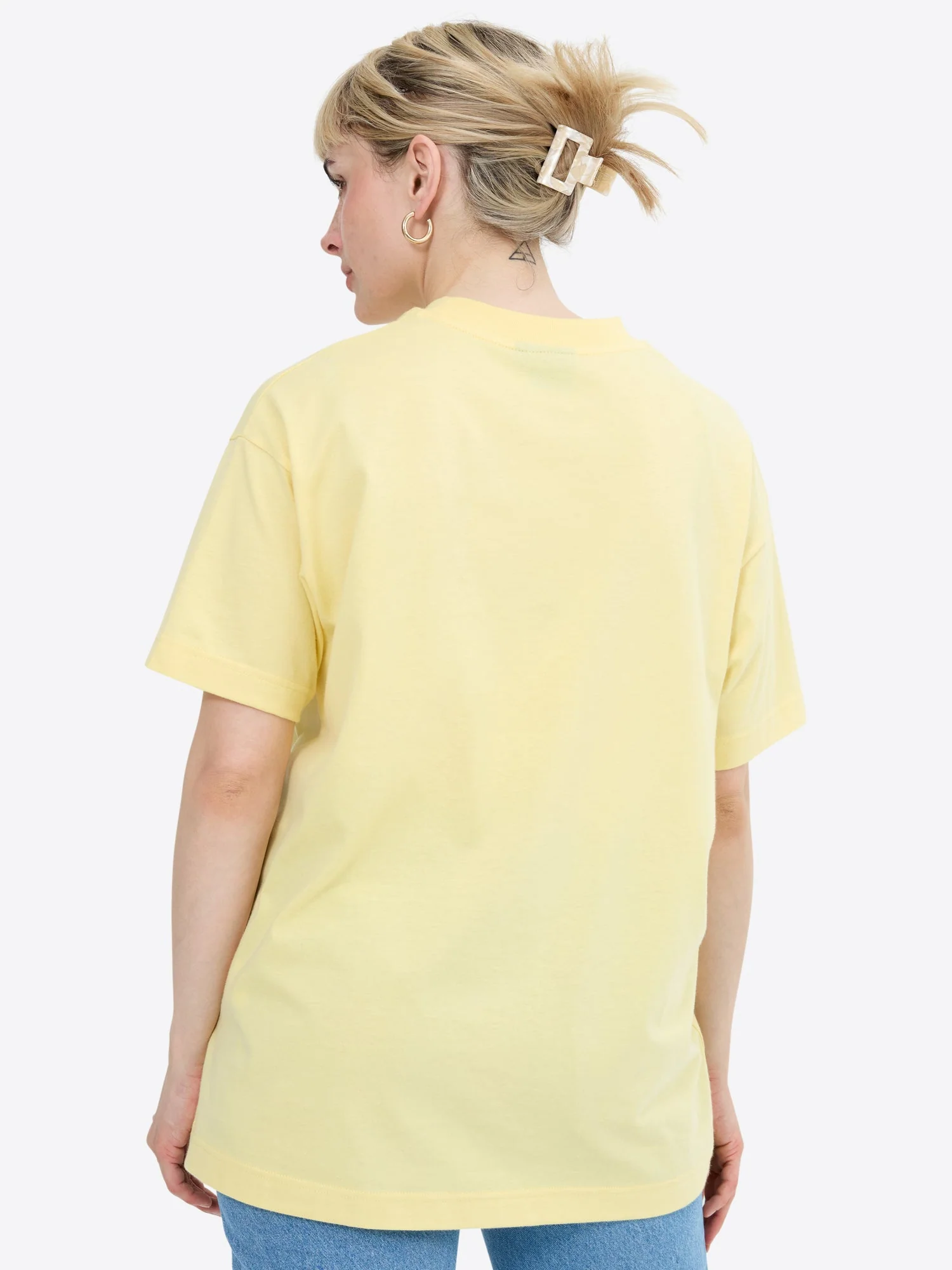 Oversized T-Shirt 2.0 – Butter Yellow - Image 4