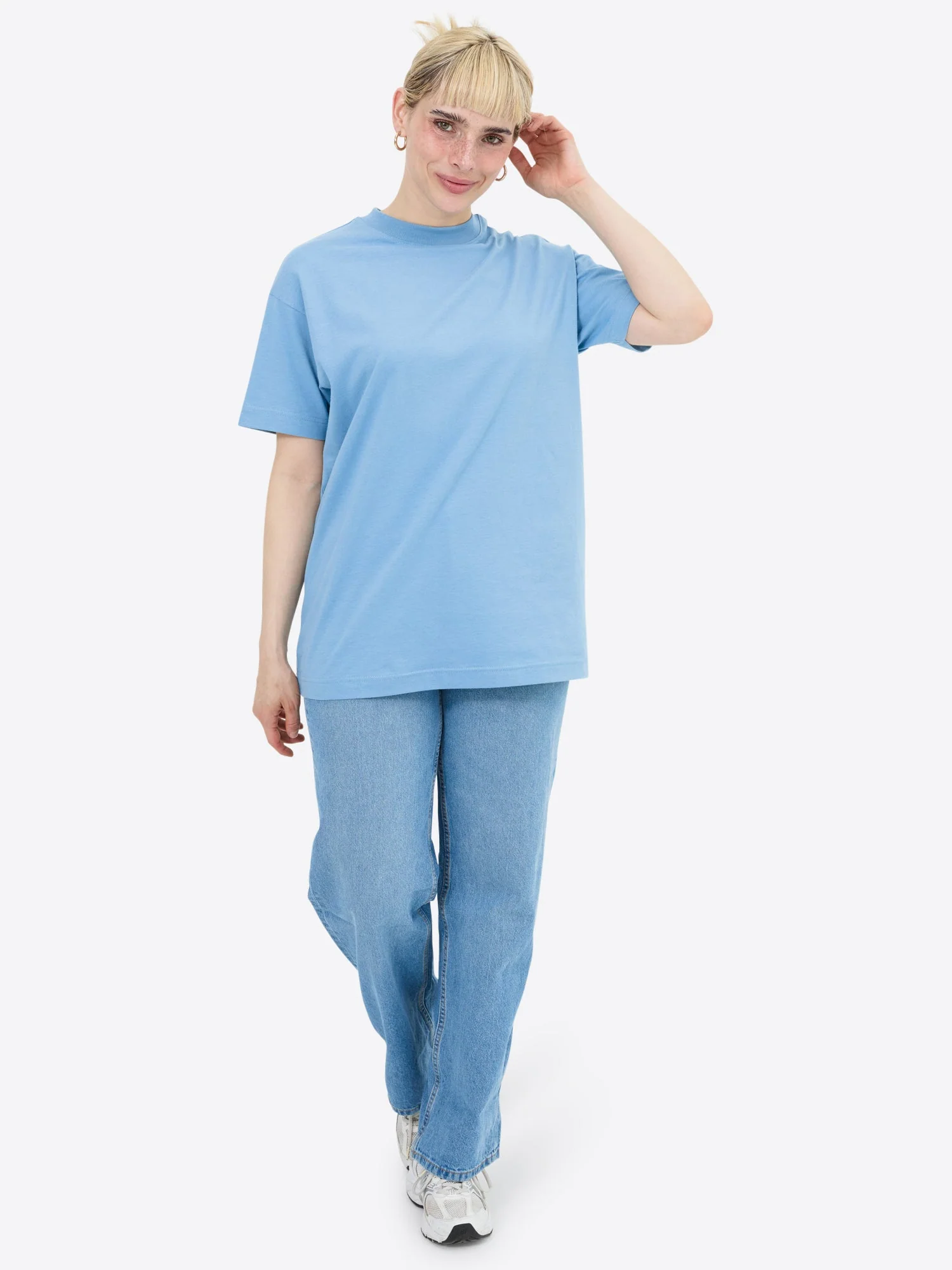 Oversized T-Shirt 2.0 – Dusty Blue - Image 3