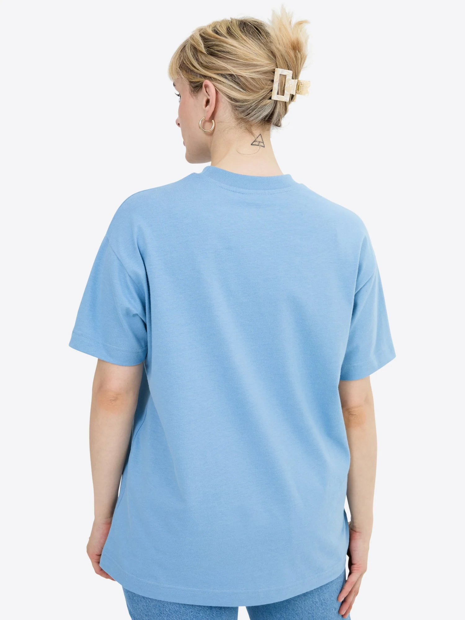 Oversized T-Shirt 2.0 – Dusty Blue - Image 4