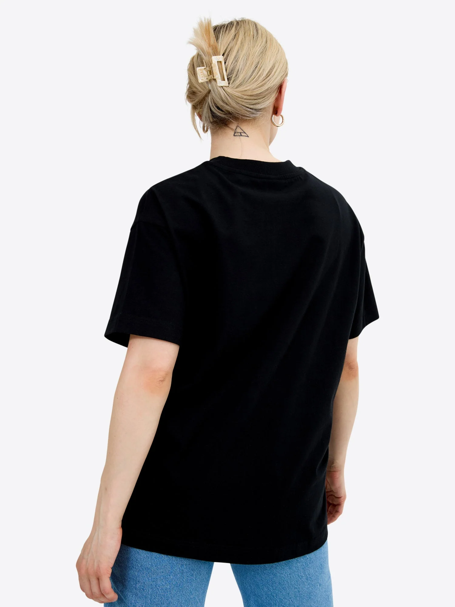 Oversized T-Shirt 2.0 – Schwarz - Image 4