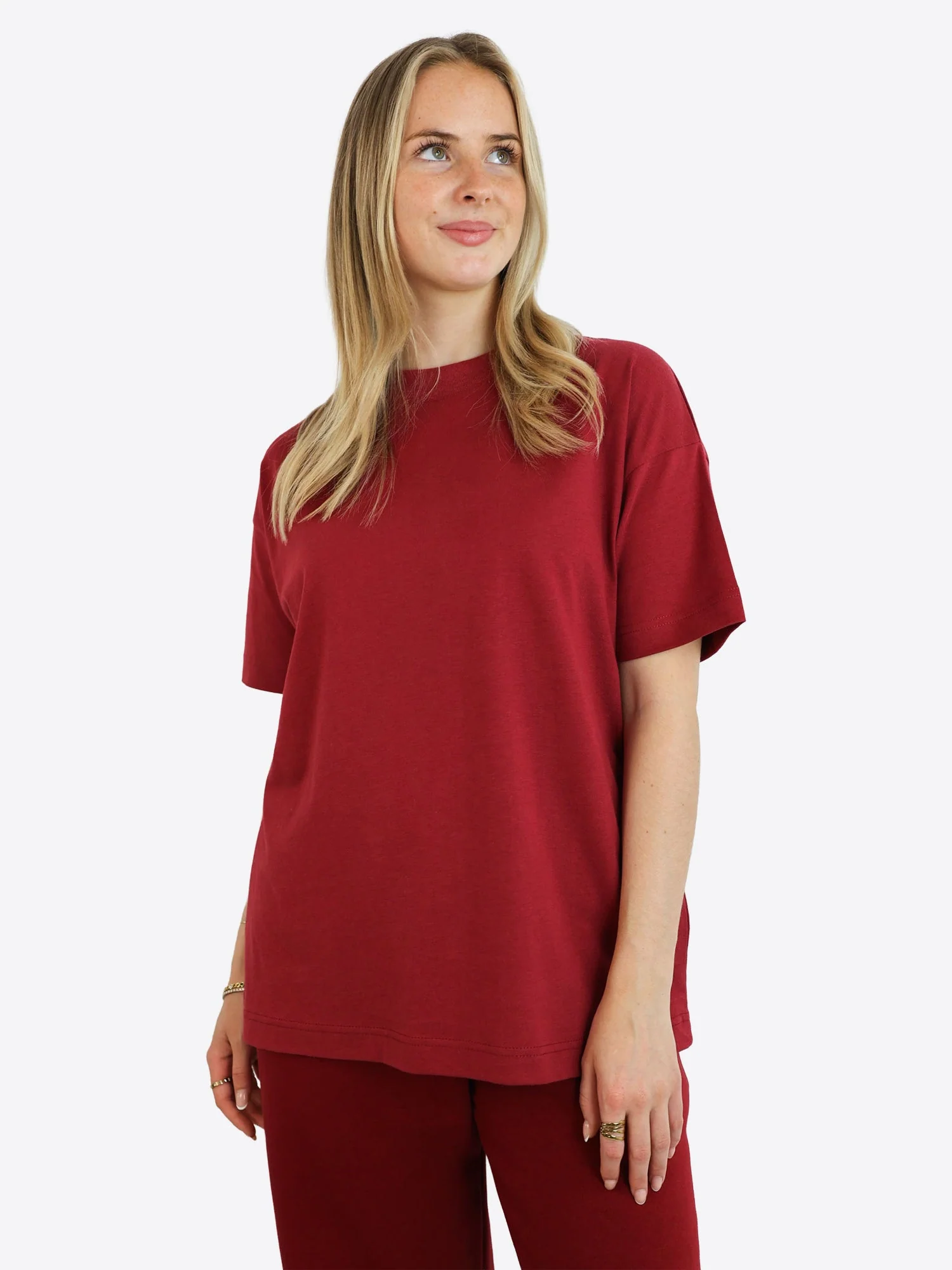 Oversized T-Shirt 3.0 – Cranberry