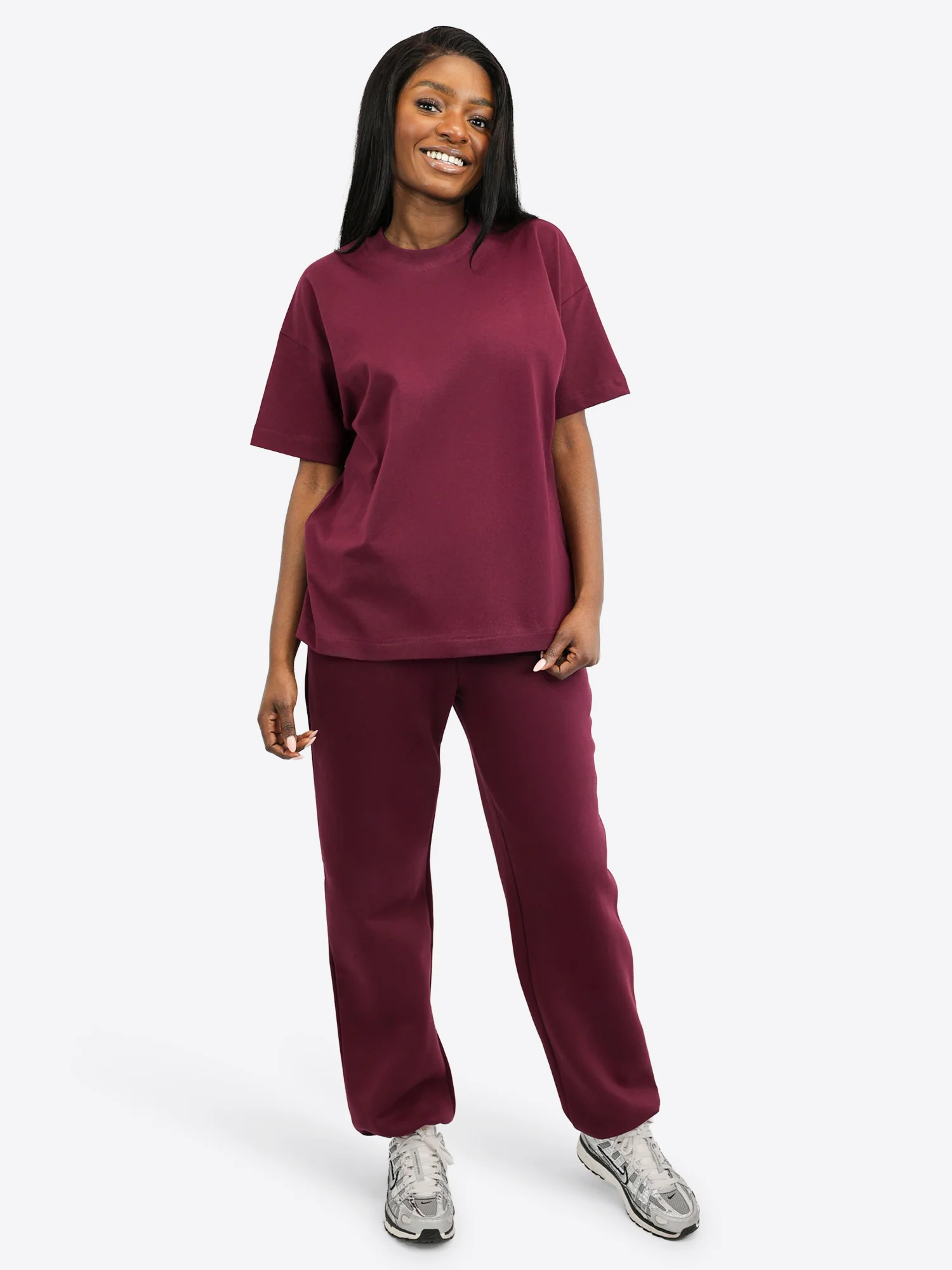 Oversized T-Shirt 3.0 – Plum - Image 3