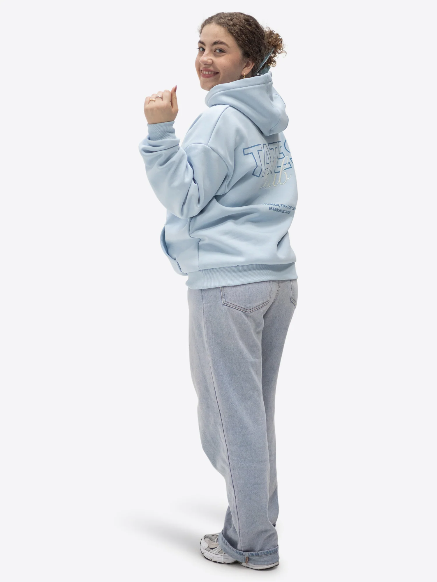 TATES Club Hoodie – Hellblau - Image 5