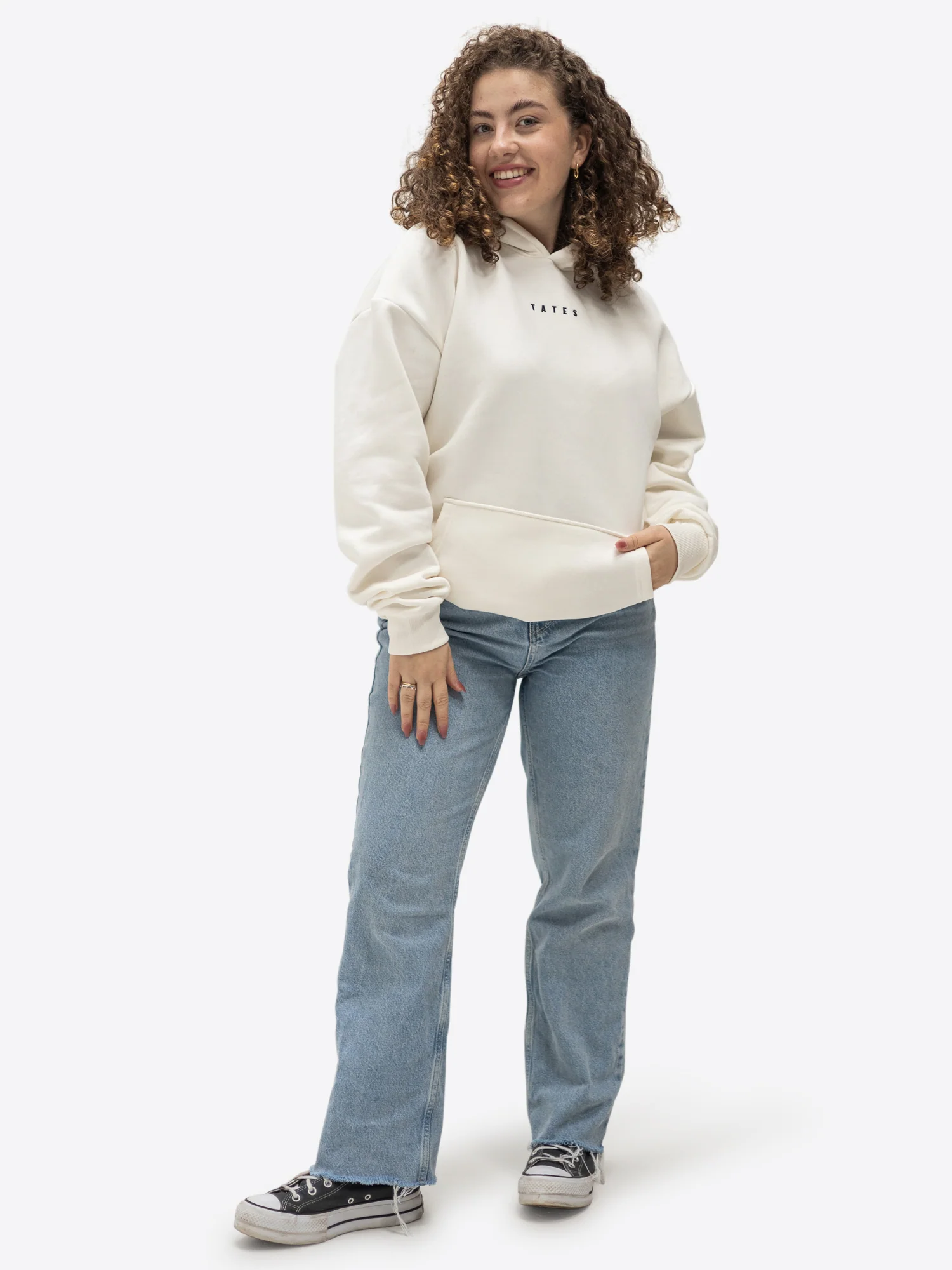 TATES Club Hoodie – Off white - Image 5