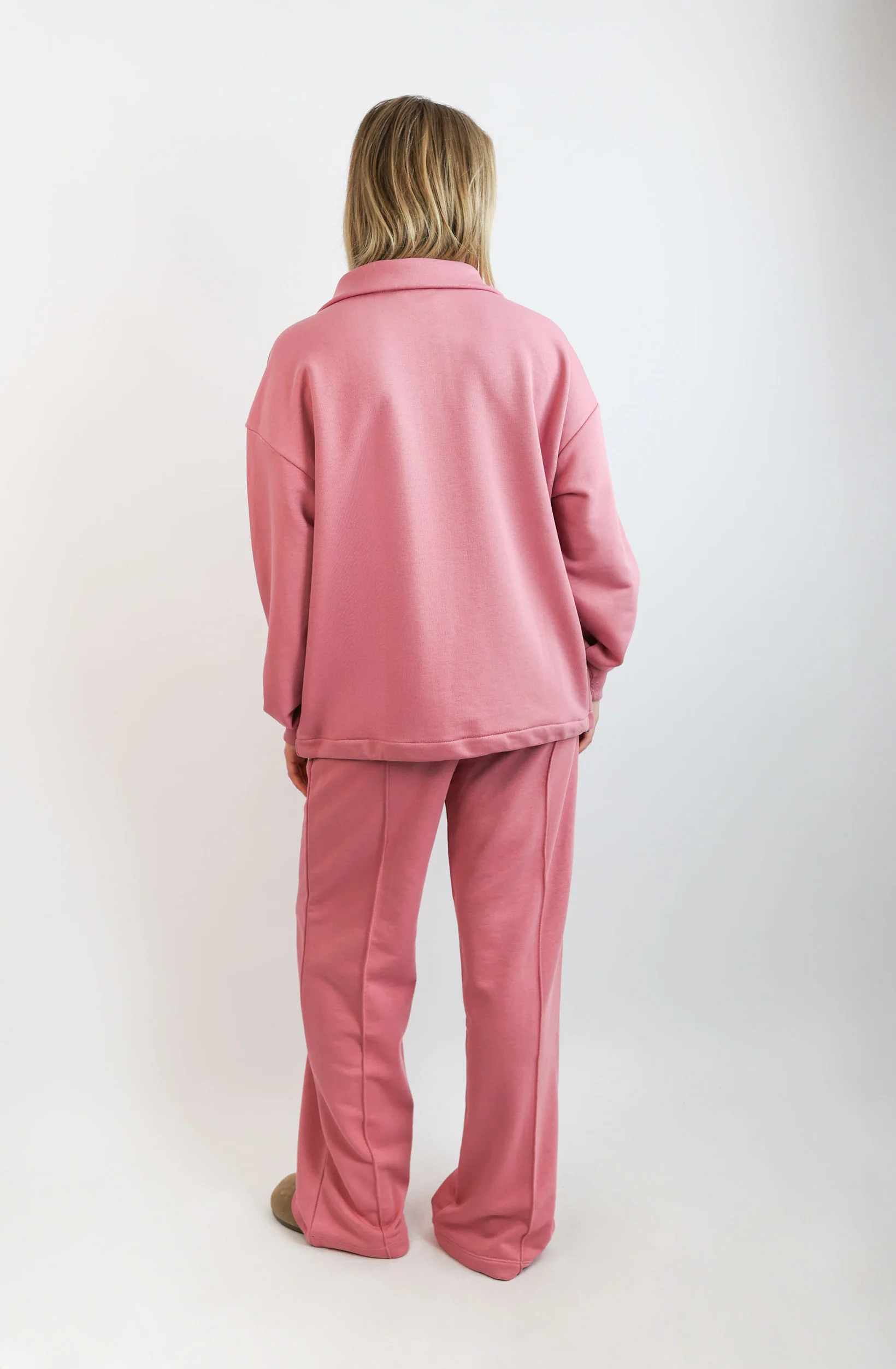 Verstellbarer Light Crop Sweater – Rouge - Image 3